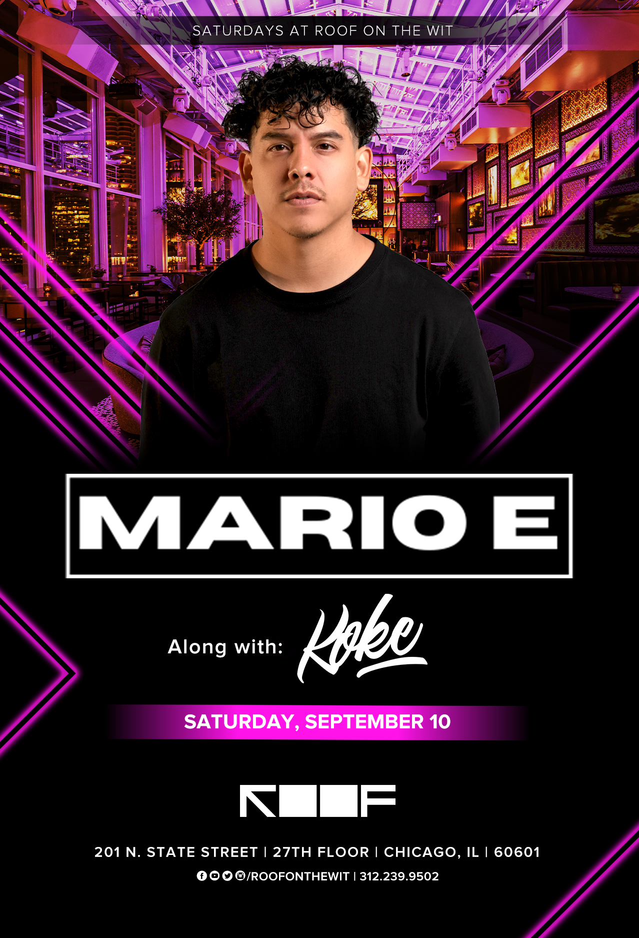MARIO E September 10 | ROOF on theWit